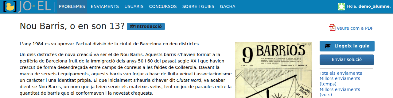 Problema amb guia